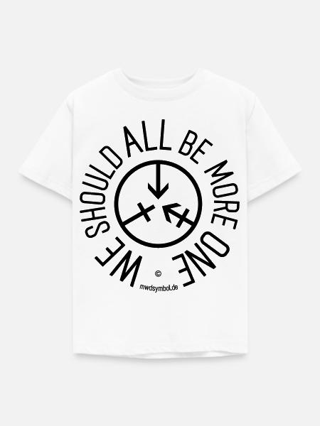 we-should-be-more-one_025c_2026 - Kinder T-Shirt - Weiß