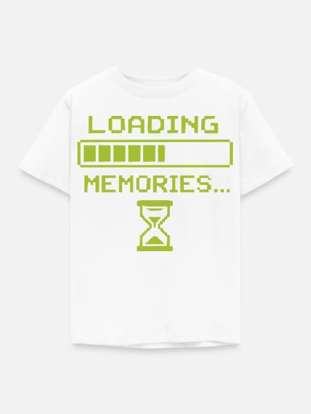 Ladezeiten der Erinnerungen - Kinder T-Shirt - Weiß