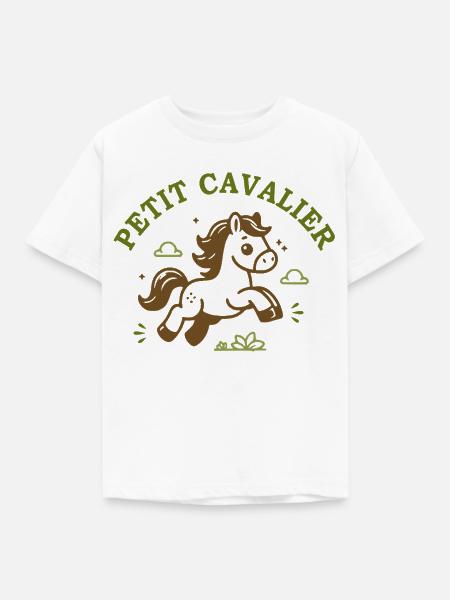 Kleiner Reiter - Kinder T-Shirt - Weiß