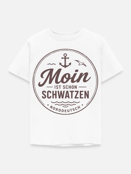 Norddeutscher Küstenhumor - Kinder T-Shirt - Weiß