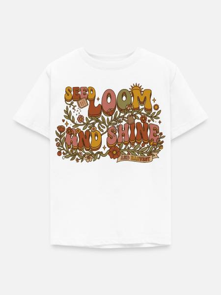 Samen Zum Blühen: Erntepracht - Kinder T-Shirt - Weiß