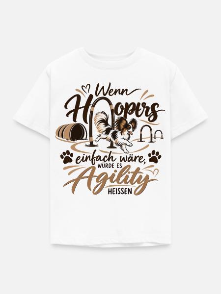 HoopersAgility - Kinder T-Shirt - Weiß