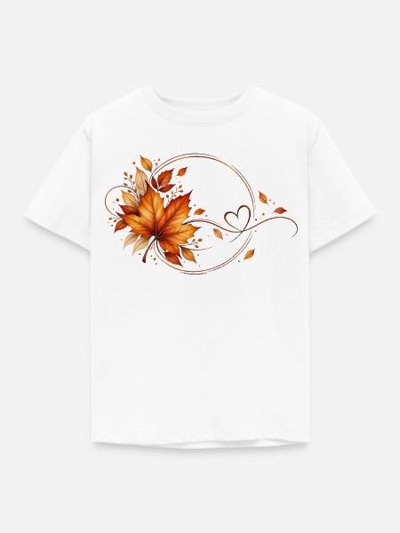 Herbst - Kinder T-Shirt - Weiß