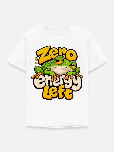 Frosch - Kinder T-Shirt - Weiß
