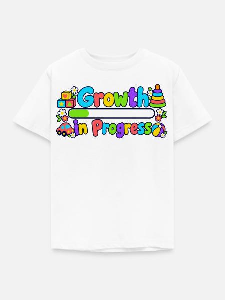 child growth - Kinder T-Shirt - Weiß