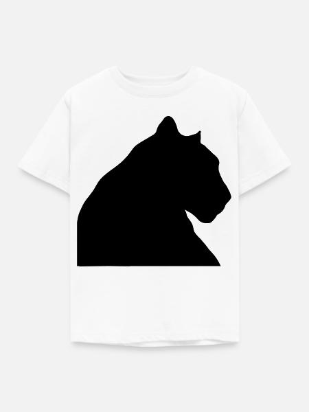 Panther - Kinder T-Shirt - Weiß