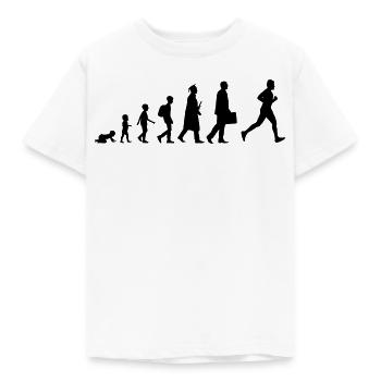 Développement d’un coureur - T-shirt Enfant - blanc - Devant - AI Model Kid Male (0cm)
