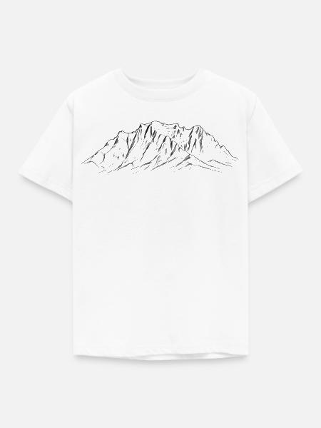 Zugspitze - höchster Berg Deutschland - Kinder T-Shirt - Weiß