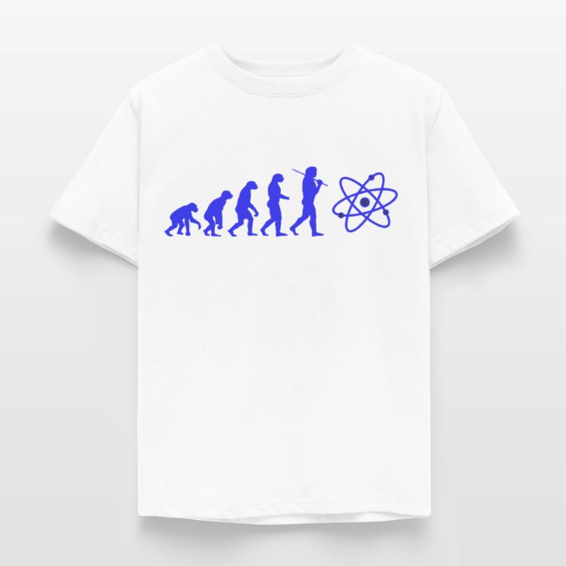 SCIENCE Evolution mit Atom Neutron atom Kinder T-Shirt