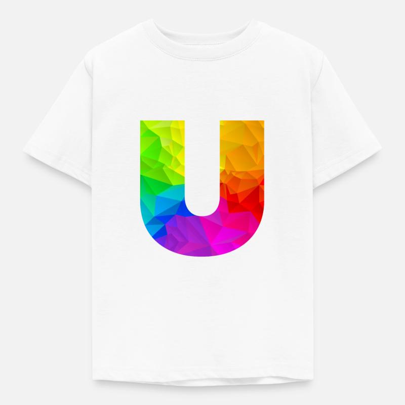 Polygone U - T-shirt Enfant - blanc