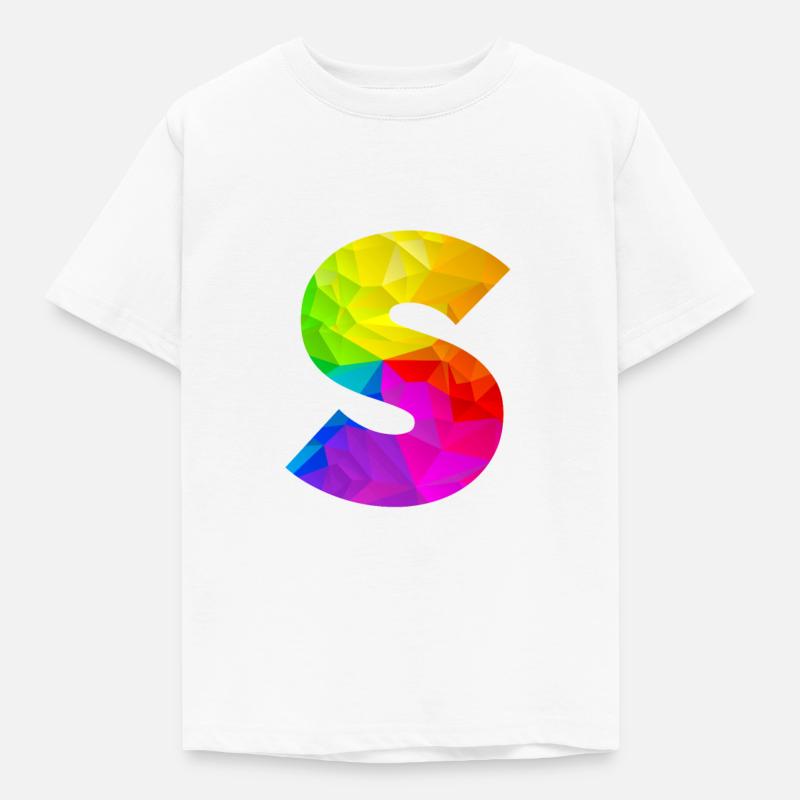 Polygone s - T-shirt Enfant - blanc