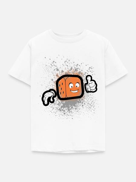 Character Graffiti - Kinder T-Shirt - Weiß