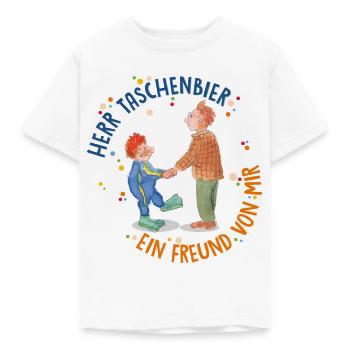 Das Sams Und Herr Taschenbier - Kinder T-Shirt - Weiß - Vorne - AI Model Kid Male (0cm)