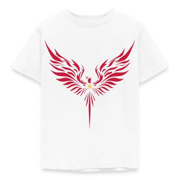 Phoenix - Kinder T-Shirt - Weiß - Vorne - AI Model Kid Male (0cm)