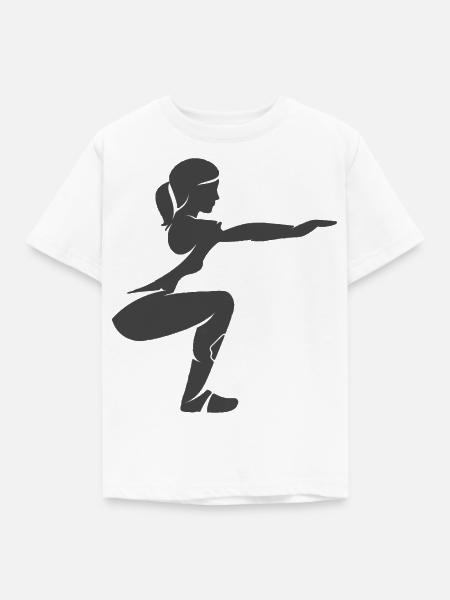 Frauen Squads Squat - Kinder T-Shirt - Weiß