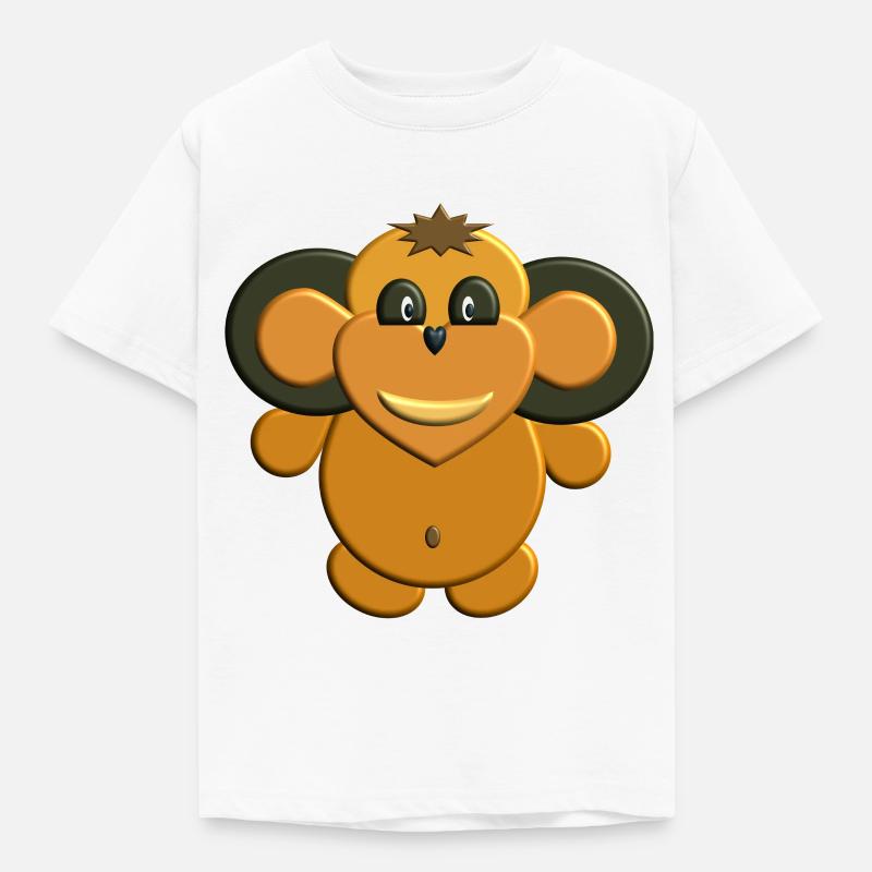 Monkey - Kids' T-Shirt - white