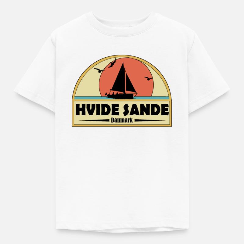 Hvide Sande, Danemark - T-shirt Enfant - blanc