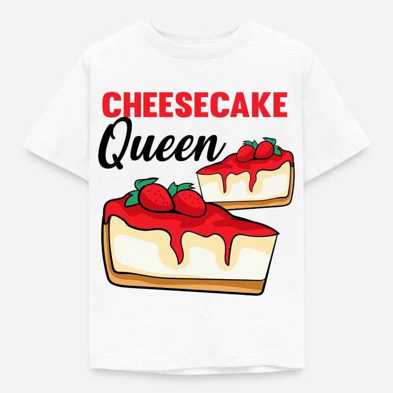Regina cheesecake - Maglietta per bambini - bianco