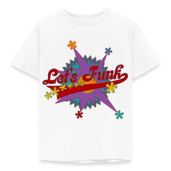 LET'S FUNK - funky music - Kinder T-Shirt - Weiß - Vorne - AI Model Kid Male (0cm)