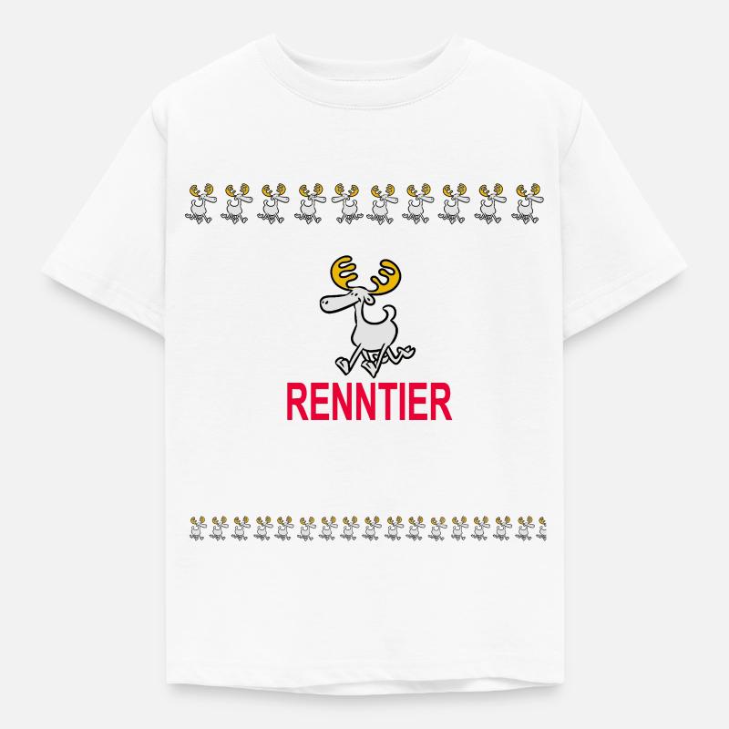 Renna scimmia bavarese - Maglietta per bambini - bianco