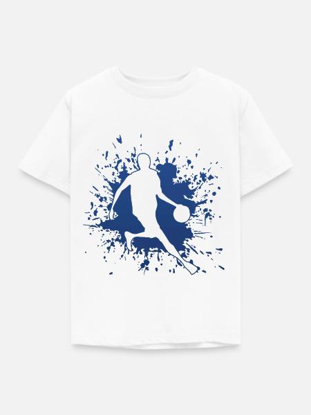 Streetball - Kinder T-Shirt - Weiß