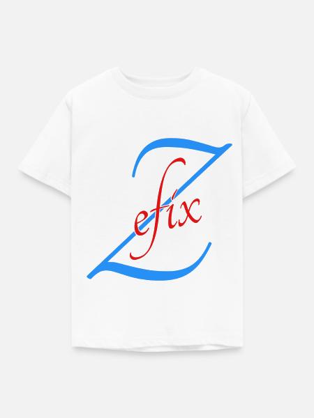 Bayern Spruch Zefix - Kinder T-Shirt - Weiß