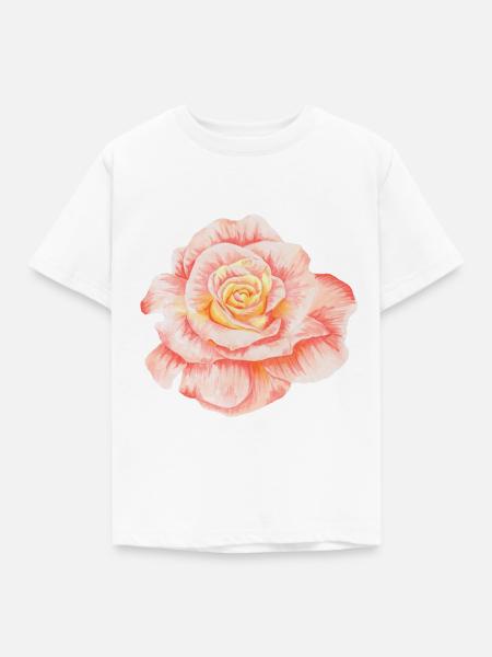 FLOWER - Kinder T-Shirt - Weiß