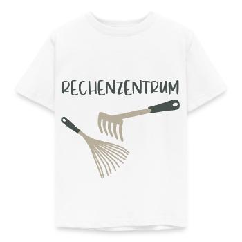 Rechenzentrum Garten Rechen Gärtner Geschenk - Kinder T-Shirt - Weiß - Vorne - AI Model Kid Male (0cm)