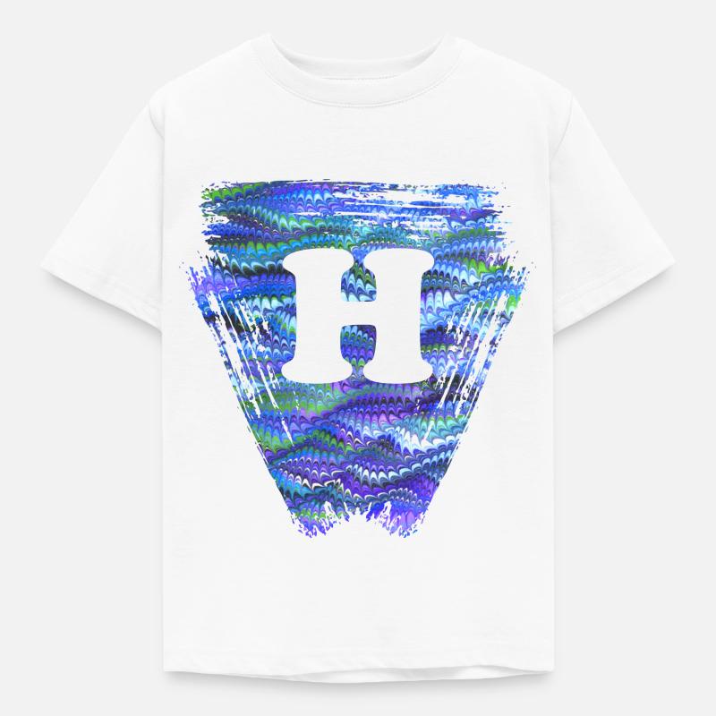 dreieck e 103 h - Kinder T-Shirt - Weiß