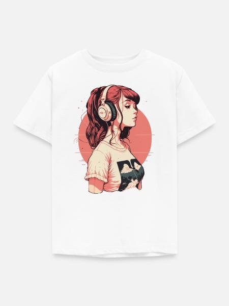Lofi - Kinder T-Shirt - Weiß
