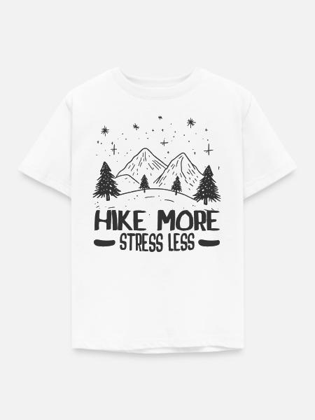Hike more... - Kinder T-Shirt - Weiß