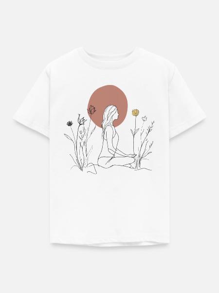 Chill out - Kinder T-Shirt - Weiß