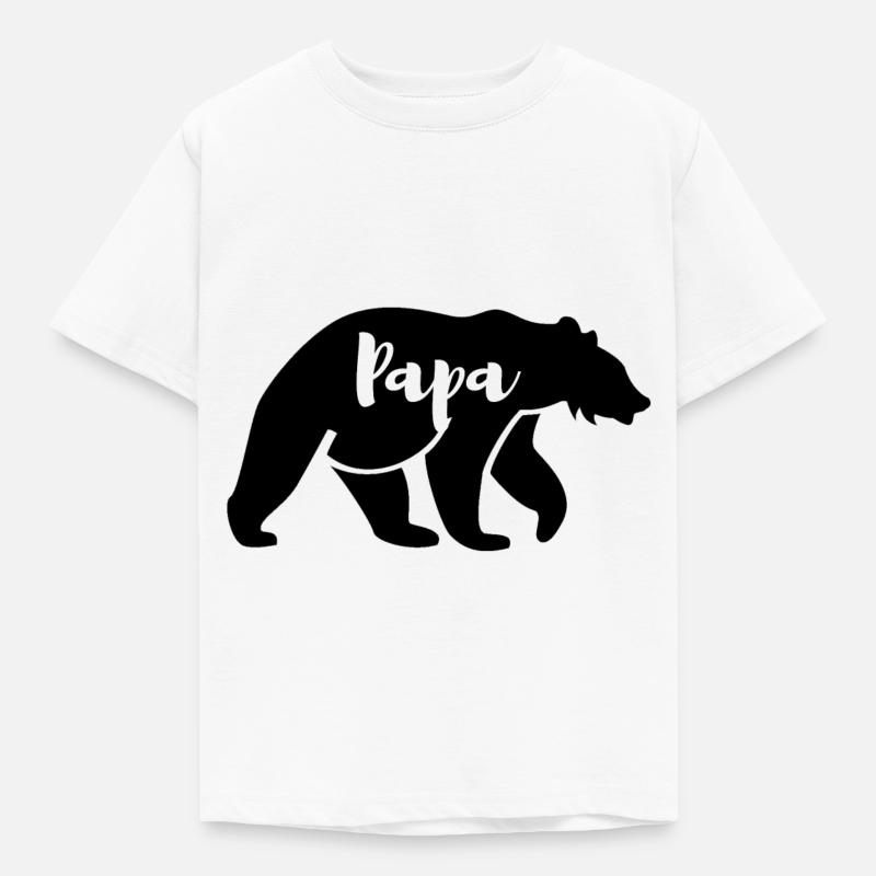 Papa ours - T-shirt Enfant - blanc