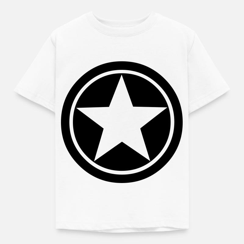 Star Circle icon - Kids' T-Shirt - white