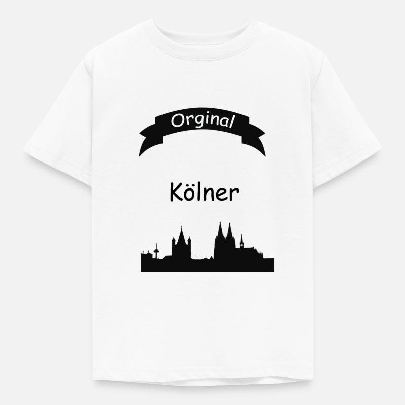 Orginal Kölner - Kinder T-Shirt - Weiß