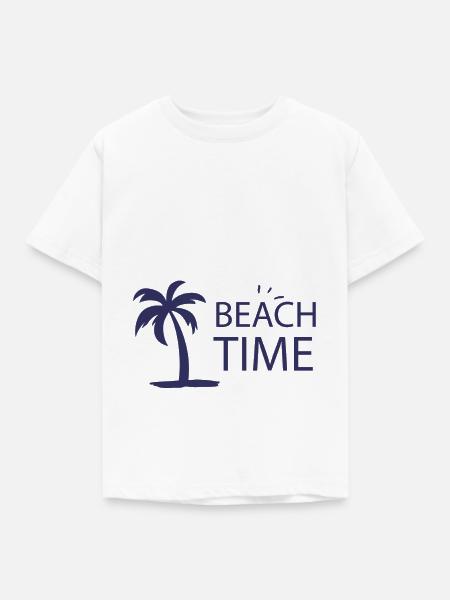 Strand - Kinder T-Shirt - Weiß