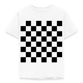 échiquier - T-shirt Enfant - blanc - Devant - AI Model Kid Male (0cm)