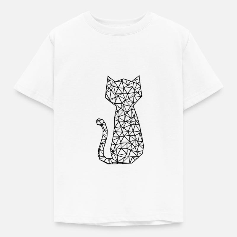 Chat - T-shirt Enfant - blanc