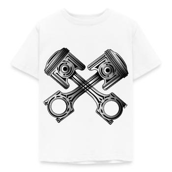 Mécanicien de moteurs à piston - T-shirt Enfant - blanc - Devant - AI Model Kid Male (0cm)