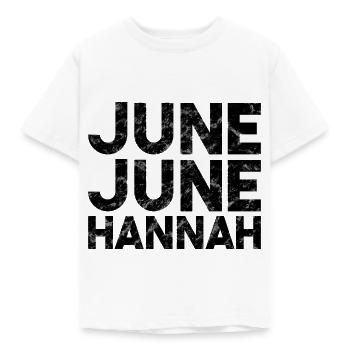 June June Hannah Shirt Captain Sandy Below Deck Ha - Kids' T-Shirt - white - Front - AI Model Kid Male (0cm)