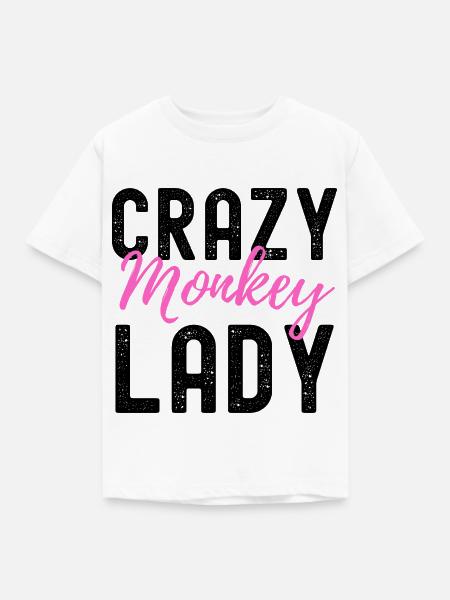 Affe - Kinder T-Shirt - Weiß