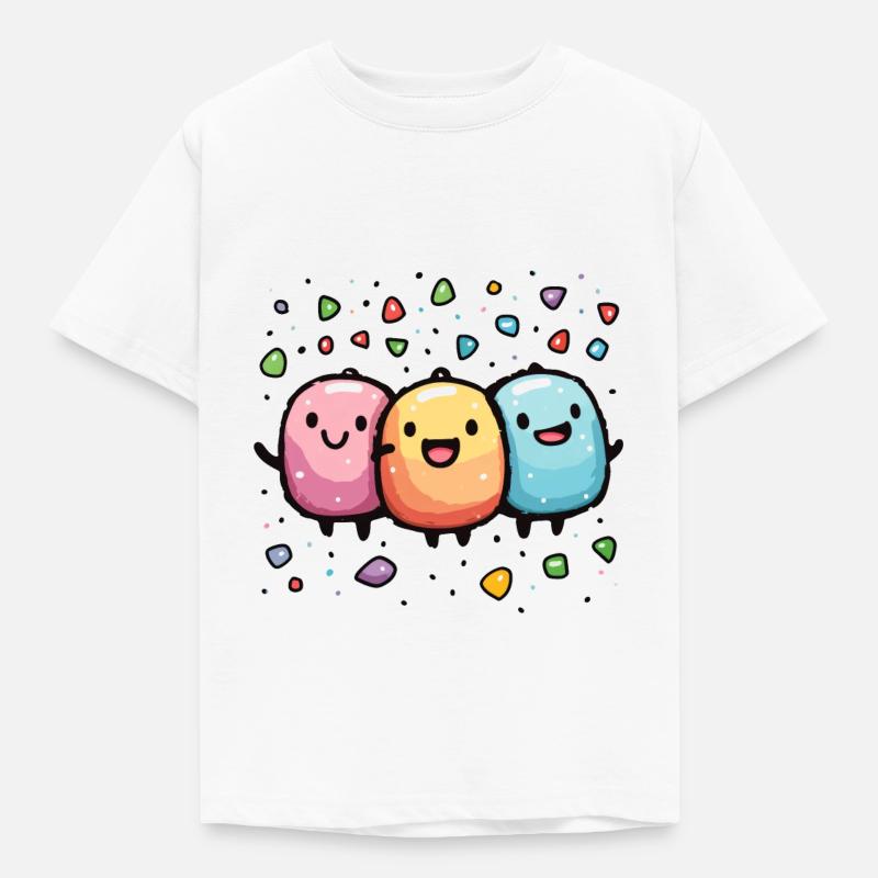 Joie de carnaval avec des confettis - T-shirt Enfant - blanc