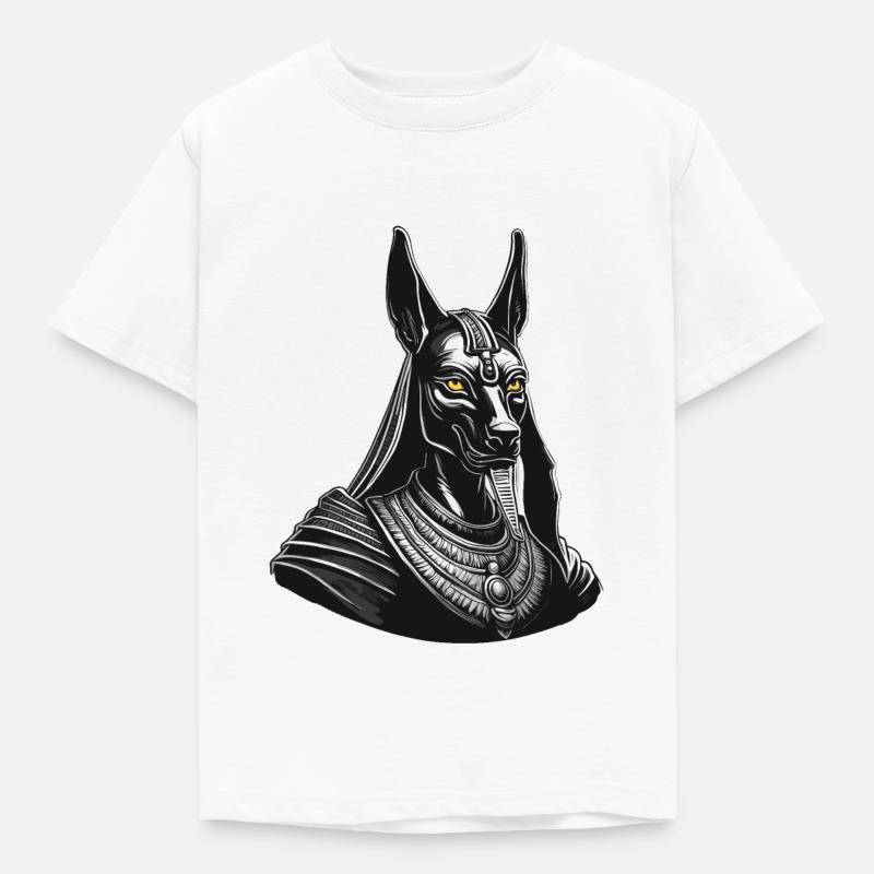 Egitto / Faraone / Mummie / Geroglifici / Sfinge - Maglietta per bambini - bianco
