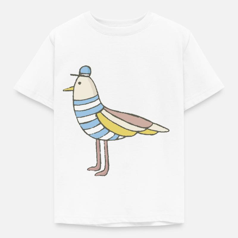 Möwe - Kinder T-Shirt - Weiß