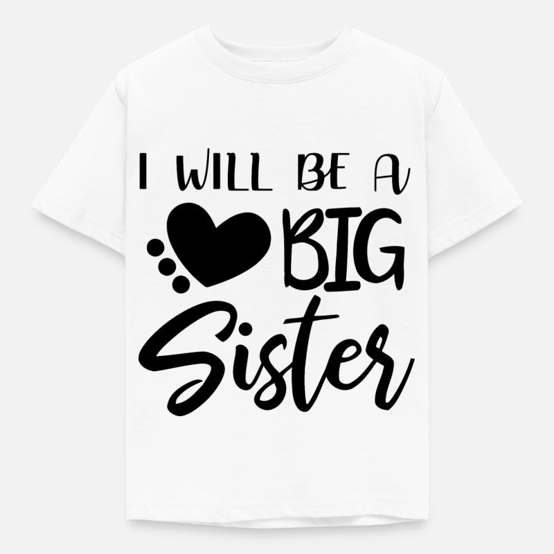 Ich werd große Schwester - Kinder T-Shirt - Weiß
