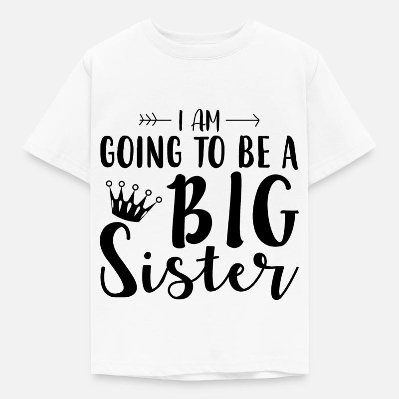 Bald bin ich große Schwester - Kinder T-Shirt - Weiß