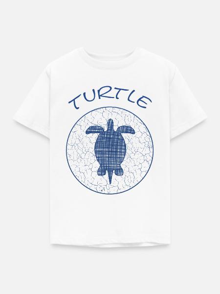Turtle Schildkröte - Kinder T-Shirt - Weiß