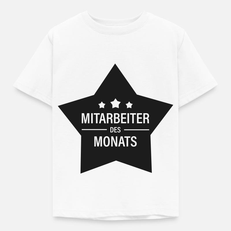 Mitarbeiter des Monats - Kinder T-Shirt - Weiß