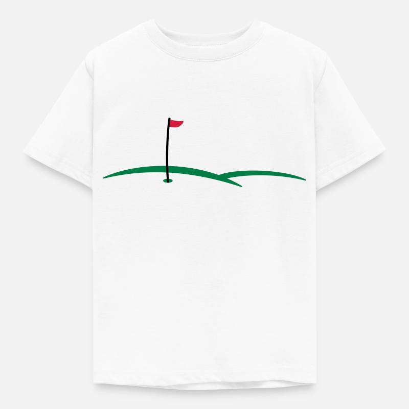 Trou de golf 3c - T-shirt Enfant - blanc