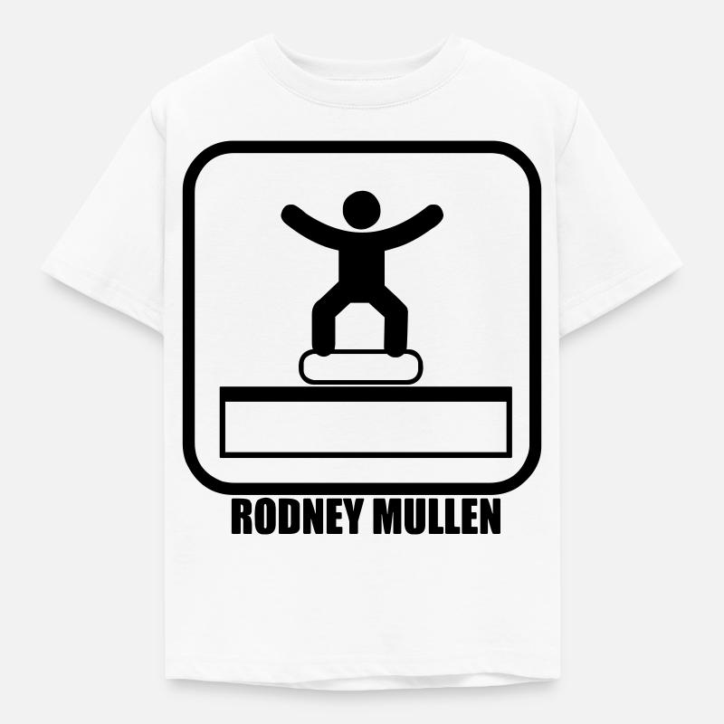 skateboard sign rodney mullen - Kinder T-Shirt - Weiß
